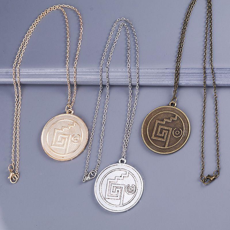 Stunning Pirates Of The Caribbean Aztec Coin Medallion Necklace For That Special Occasion