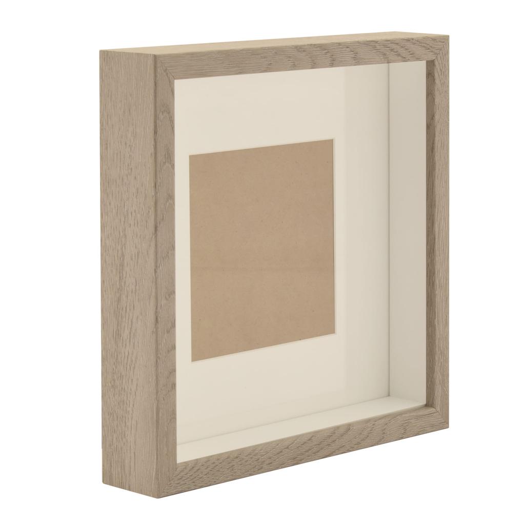 Ramka Na Zdjęcie 3D Głęboka Box Przestrzenna 23X23 Cm Kwadratowa Dąb Sonoma Truflowy