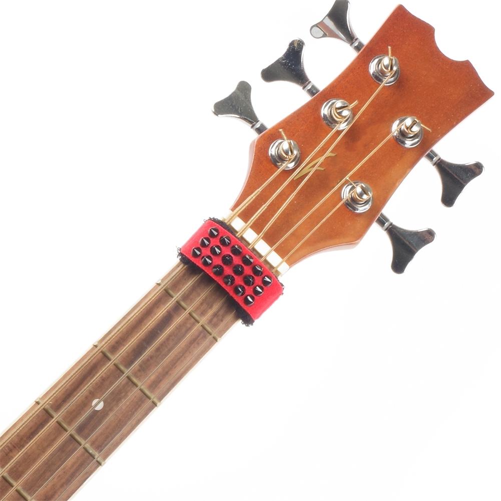 Guitar Harnesses Fretboard Muting High-elastic Cotton Red