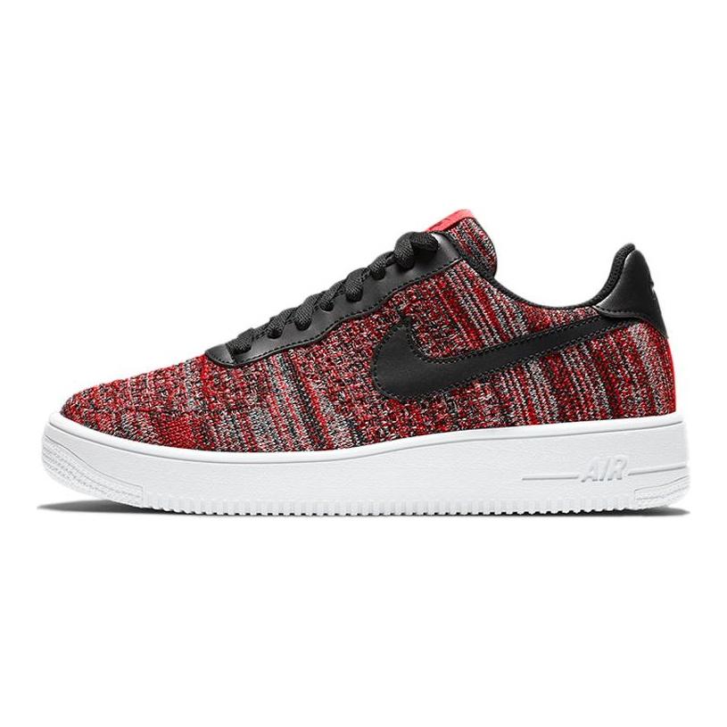 Nike Air Force 1 Flyknit 2.0 University Red Black CI0051-600