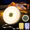 Camping String Lights, 2 In 1 Quick Storage 32.8FT Rechargeable Tent Lights String with 8 Modes, Hanging Waterproof Portable LED Lamp for Outdoor