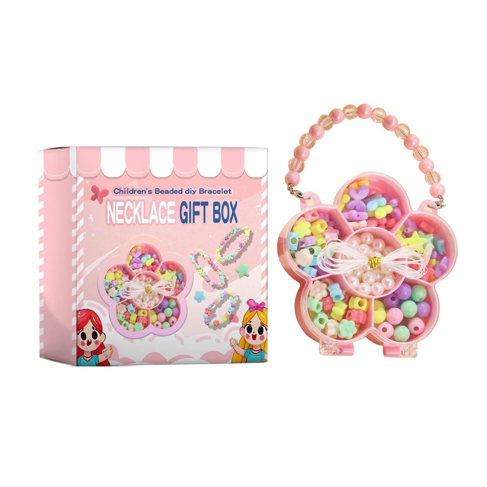 DIY Beaded Bracelet, Handbag Bead Box, Bracelet Making Kit For Girls, Birthday Gift For 6 Year Old Girls, Crafts For 8-12 Year Old Girls