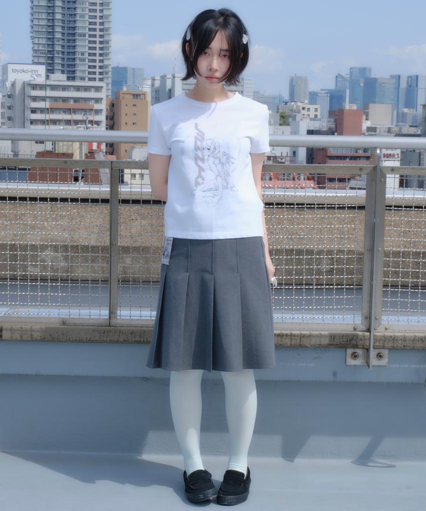 Miyuki Miyu Kiel Wing T-Shirt White (Slim)