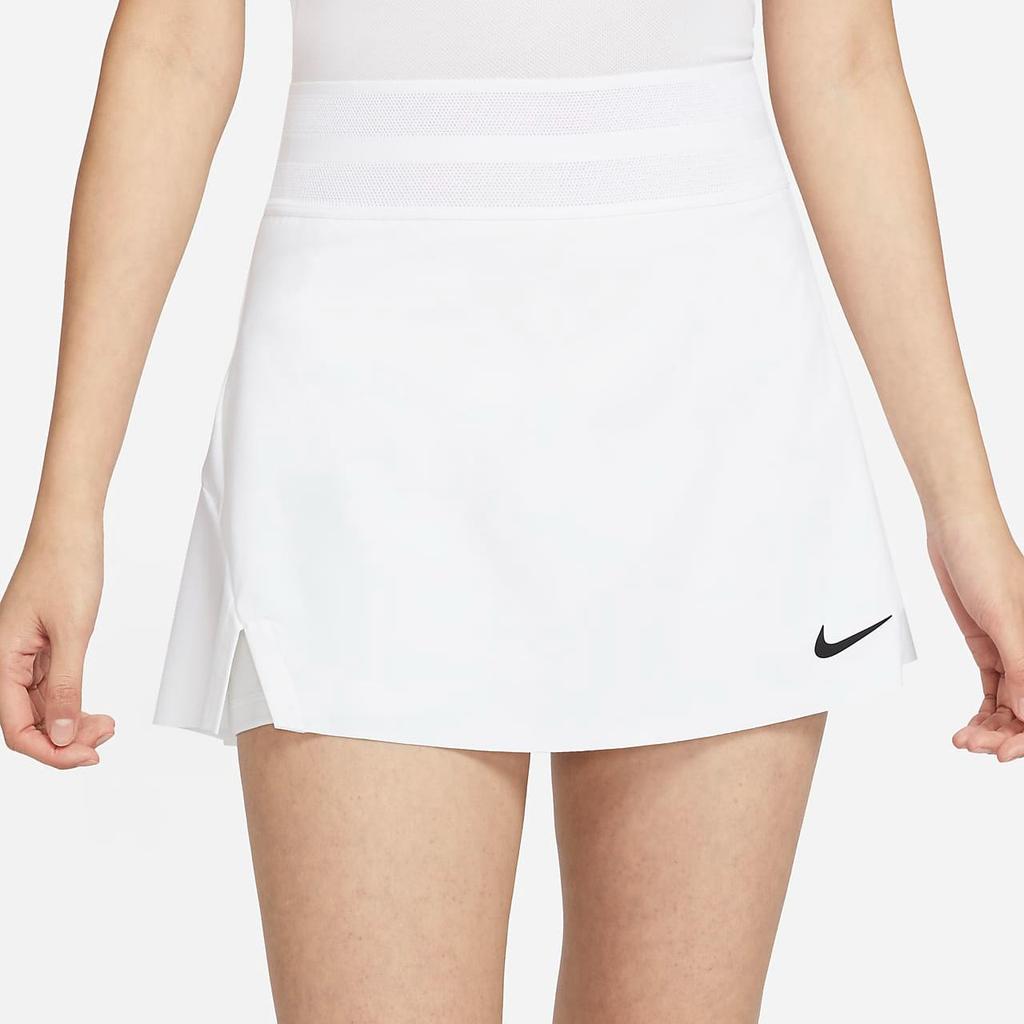 Nike Solid Color Quick-Dry Tennis Skirt Women Skirts White DH9553-100