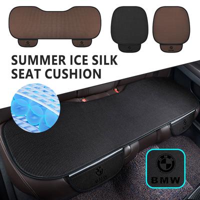 Cool Breathable Ice Silk Car Seat Cover Auto Seat Cushion For X1 X2 X3 X4 X5 X6 F49 F39 F25 G01 F16 G06 G07 F25 F30