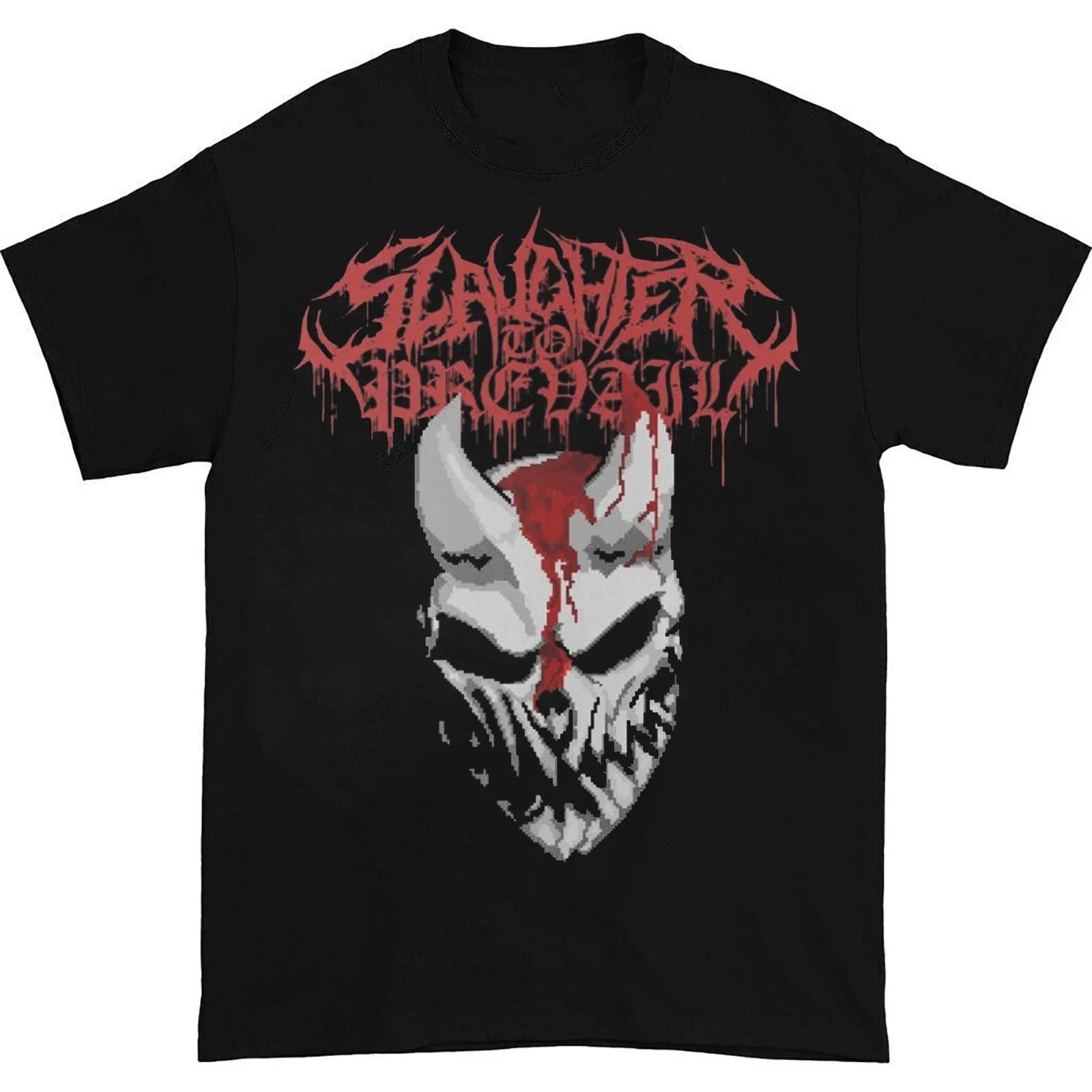 Collection Slaughter To Prevail Band Cotton Gift For Fan T-shirt S