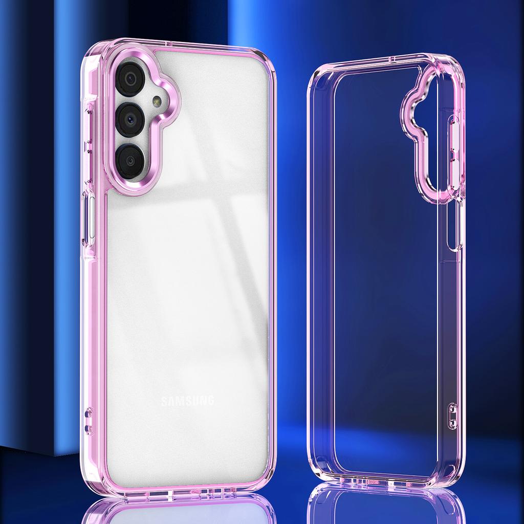 Luxury Shockproof Transparent Case for Samsung Galaxy S25 S24 S23 S22 Ultra Plus S25 Edge S25FE S24FE S23FE S21FE A53 A52 Cover