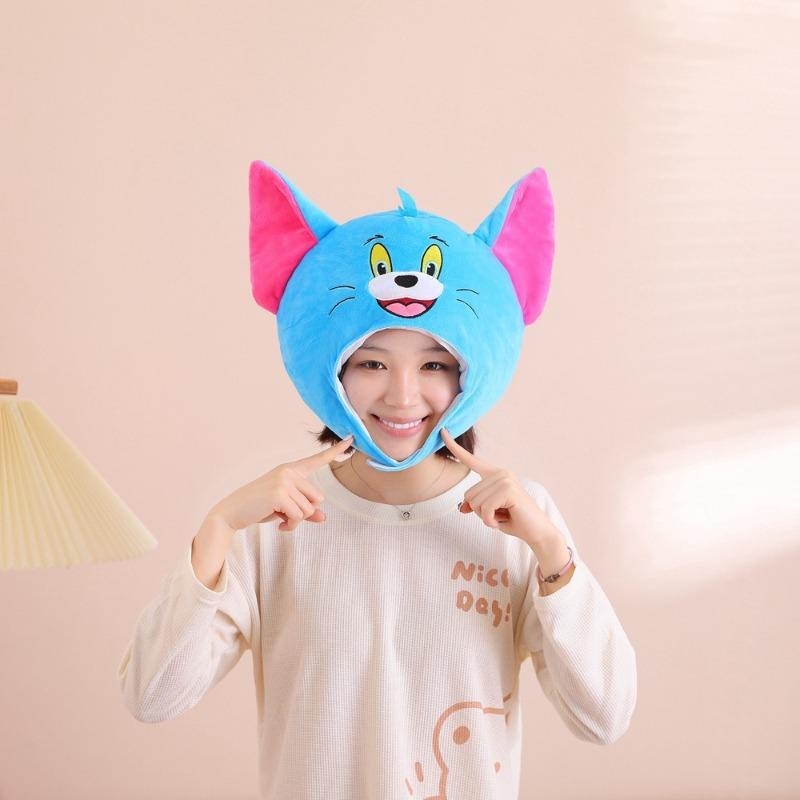 

Хэллоуин синяя кошка капюшон шляпа, фото реквизит, фото реквизит, мультяшный головной убор, реквизит для выступлений 34*36CM0.2kg