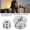1/4 Female to 5/8 Male Screw Adapter   Anodizing Trtment Durbale Mic Thrd Adapter
