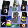 Fire Football Soccer Ball Case For Huawei Honor 70 50 X7 X8 X9 P Smart 2021 Nova 5T P20 P40 Lite P50 P30 Pro Cover