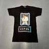 Vintage 80s Elvis Presley Parking Lot Style Graphic Band Tee Shirt Tshirt