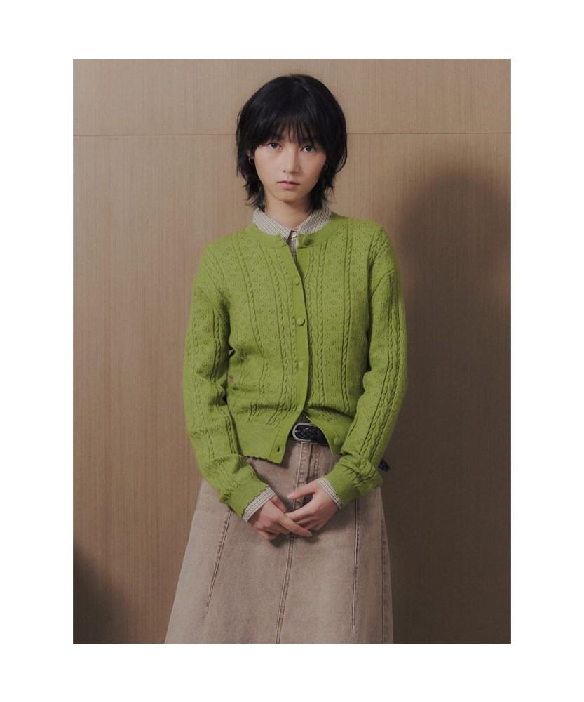 8SECONDS Pigment Denim Long Skirt Yellowish Brown