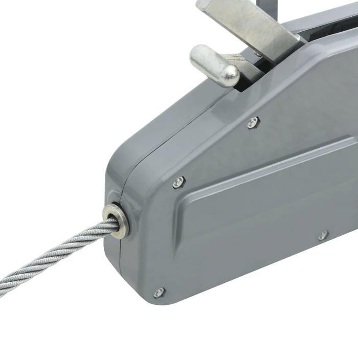 VidaXL Cable Lifting Winch Pulling Hoist Hand Winch Traction Winch Tension Wire Rope Pulling Hoist 146677