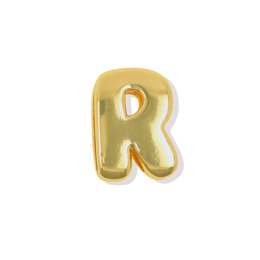 1pcs for Necklace Copper Gold Plated Crystal Alphabet Jewelry Making Component Gold Color Polish 26 Letters Pendant