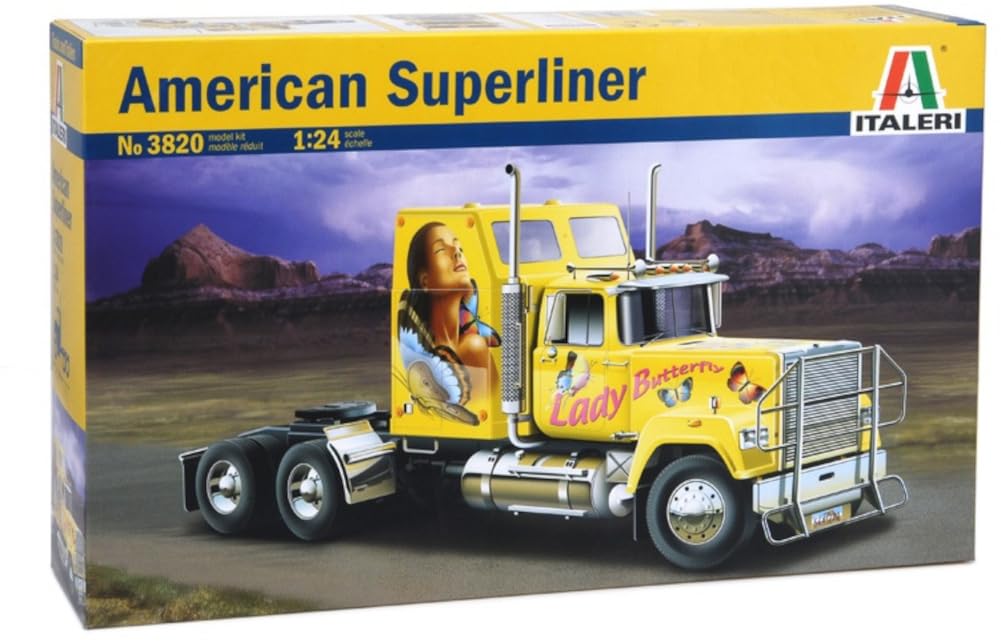 PLATZ Italeri American Superliner Tractor Head Plastic Model IT3820 1/24 (Car)