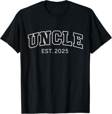 Befördert zum Onkel Est 2025 Geschenke für werdende Onkel T-Shirt für den ersten Onkel