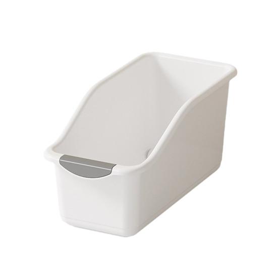 Kitchen Counter Organizer Condiment Bottles Storage Box Spice Jars Holder Storage Bin with Handle for Canned Food Snacks Pantry Cabinet Shelves