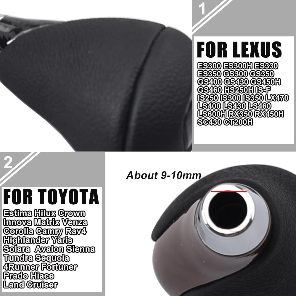Automatic Gear Shift Knob Shifter Knob Lever Stick For Lexus RX350 RX450h IS250 IS350 ES300 ES350 GS300 GS350 LS460 Toyota .
