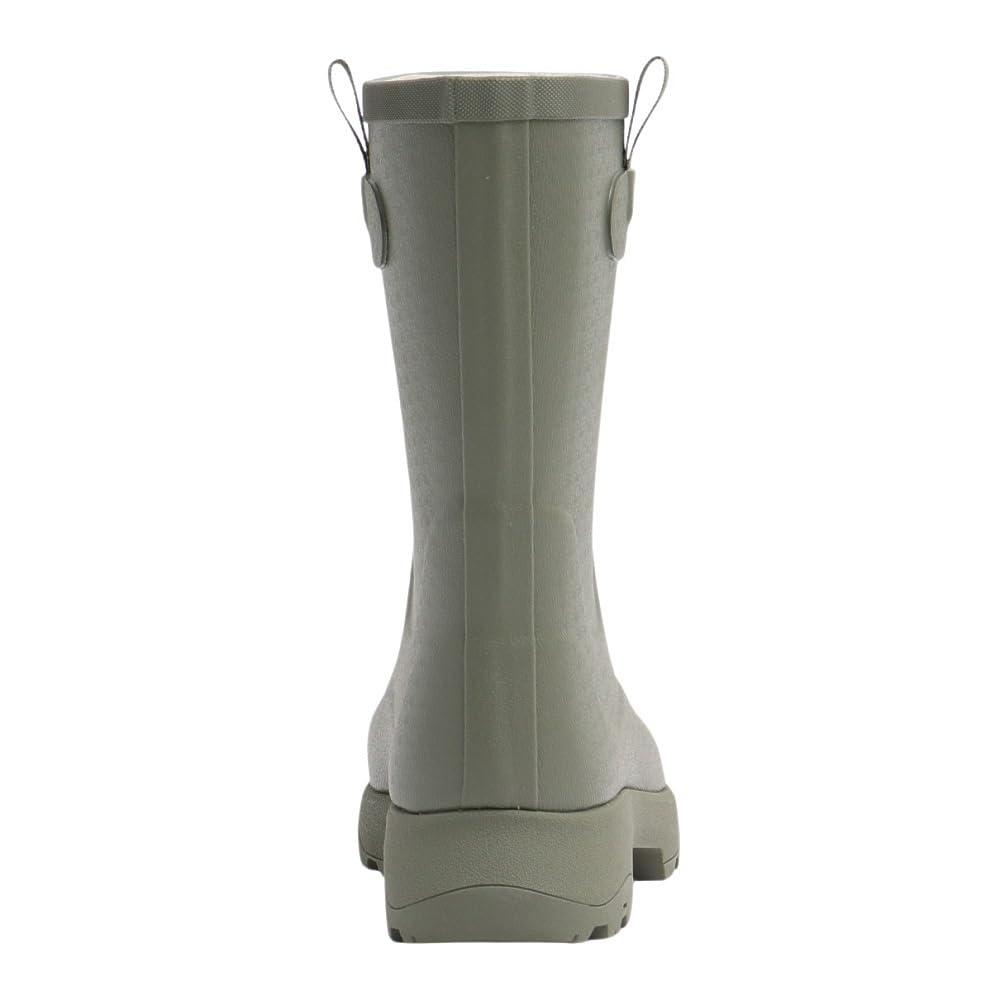 Aigle Official Waterproof and Ari Rubber Rain Moss Size Cm Women's Water-Repellent Boots, Green, 23.0