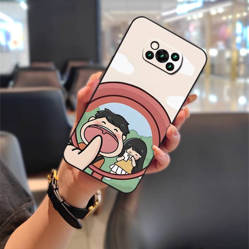 Pár TPU pouzdro na telefon pro Xiaomi Poco X3 NFC/X3 Pro Silikonové měkké pouzdro Prachotěsné Nárazuvzdorné Proti nárazu Zadní kryt Roztomilý