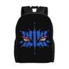 Demon Slayers Backpack for Women Men Waterproof College School Kokushibo Bag Printing Bookbag