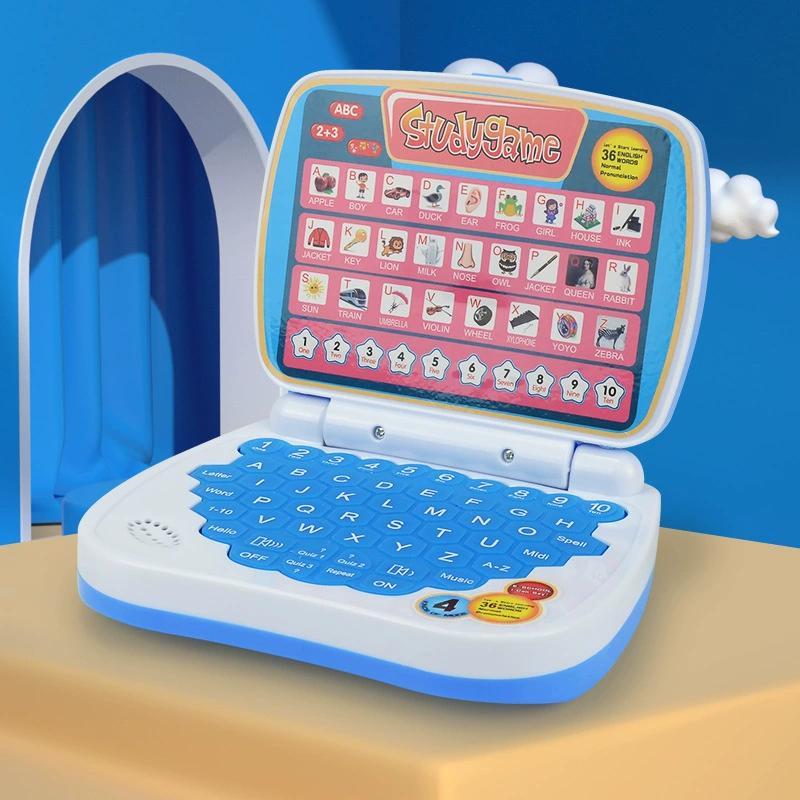 Early Education Learning Training Machine Children's Learning Language Laptop Model Toy Simulation Computer Toy for Boys Girls