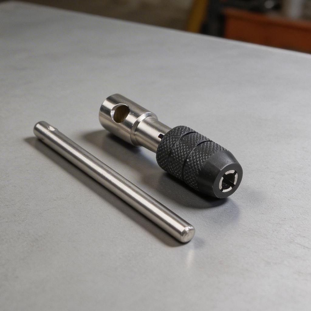 Compact Portable Tap Wrench Adjustable Tap Wrench Easy To Use Tool Efficient Ratcheting Mechanism Optimal Torque Application