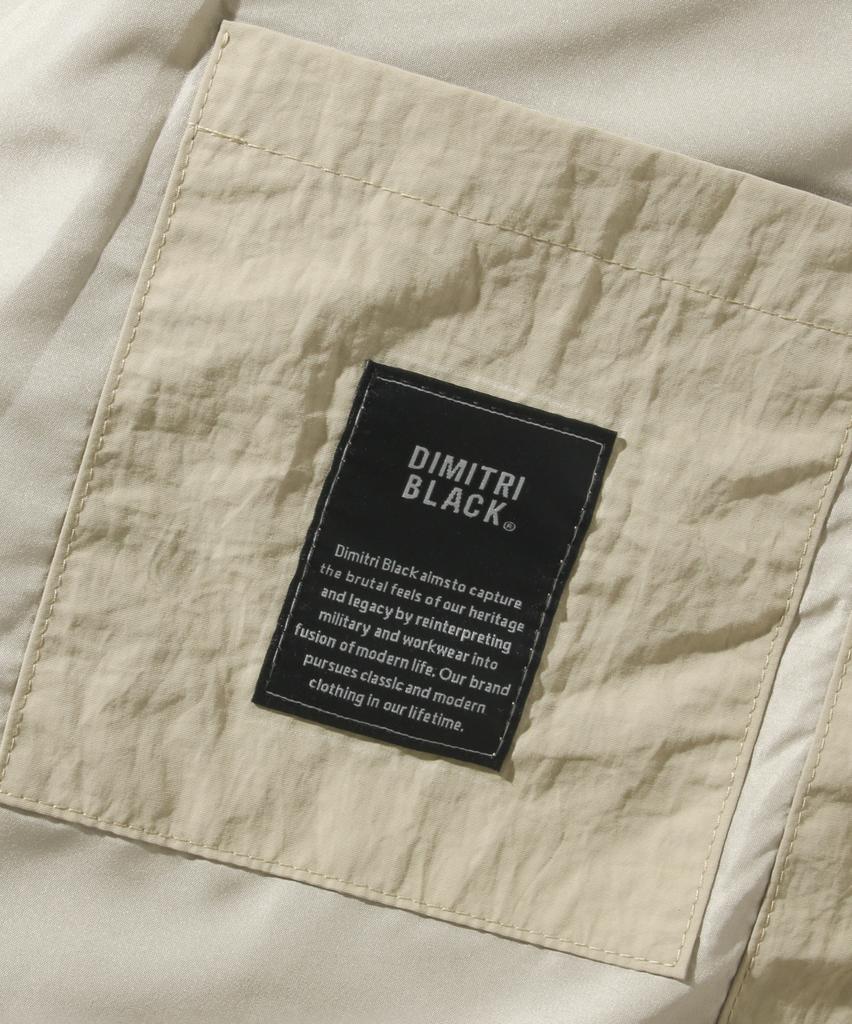 Dimitri Black 2Way Nylon Detroit Wind Jacket_Beige