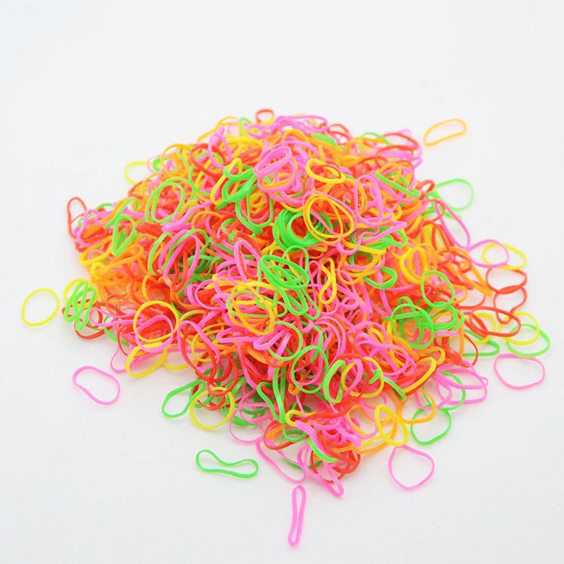 Hair Ring Rubber Ropes Hair Accessories Disposable Elastic Hair Bands Ponytail Holder Rubber Band Scrunchies