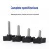 Universal M6 T-Handle Stainless Steel Thumb Screw for Photography Adjustment