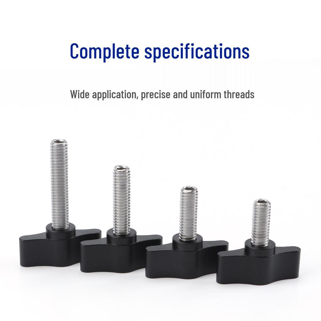 Universal M6 T-Handle Stainless Steel Thumb Screw for Photography Adjustment