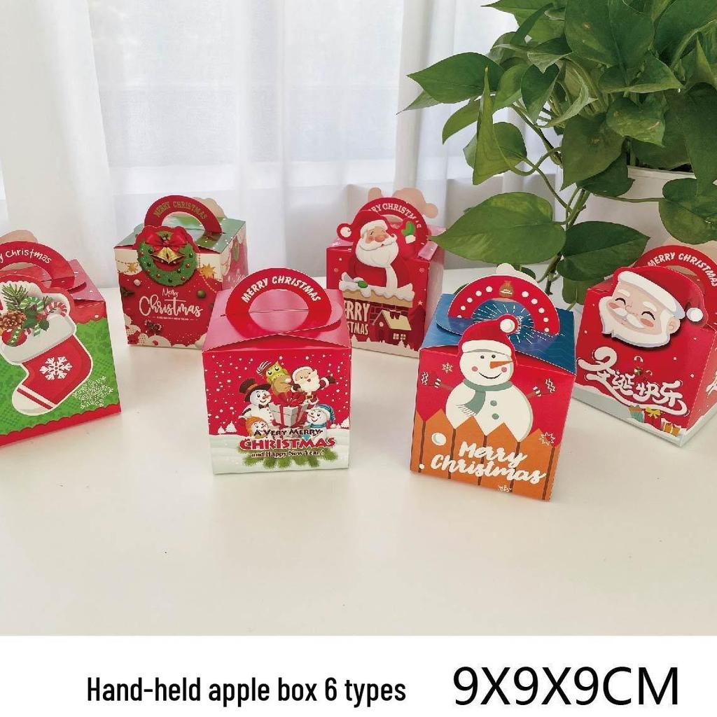 Christmas Eve Apple Gift Box – Festive Packaging for Candy and Gifts