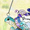 Yousheng Acrylic Sea Turtle Suncatcher Decoration Indoor Outdoor Garden Yard Window Wall Hanging Stained Glass Ornament Mother's Day Gift