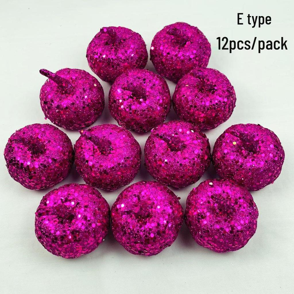 Halloween Foam Pumpkin Set, 5.5cm, 16-Pack - Ideal for Photography, Display, or Decoration.