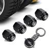 Tire Valve Stem Car Metal Emblem Keychain Style Wheel Air Valve Cover For Opel Mokka Corsa Astra Phev Grandland Hybrid Accessory zpq577