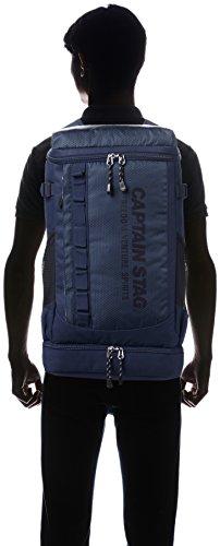 Captain Stag Backpack (21L) B5 PC/Tablet Compatible, Square Style, Navy