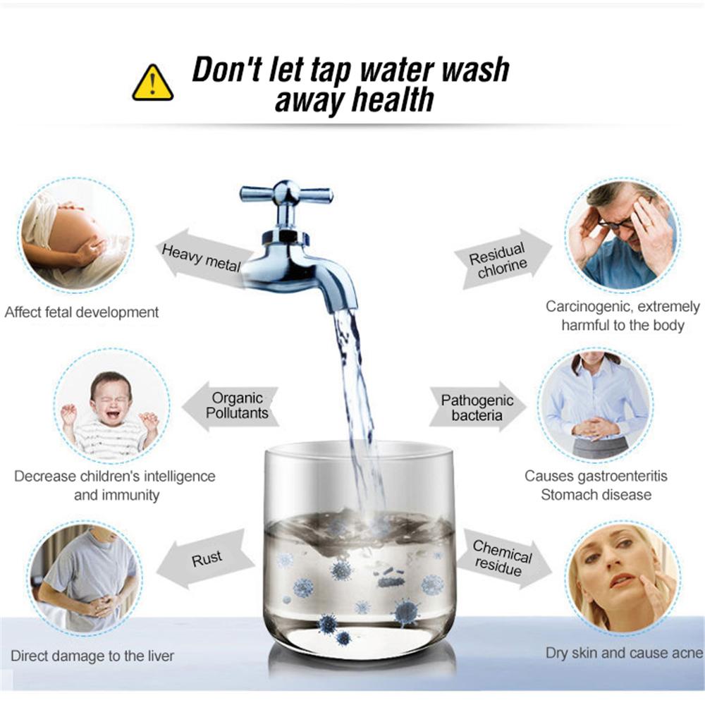 Purifier Tap Filter Water Saving Kitchen Faucet Bubbler Activated Carbon Filtration Shower Head Nozzle Cleaning Filter