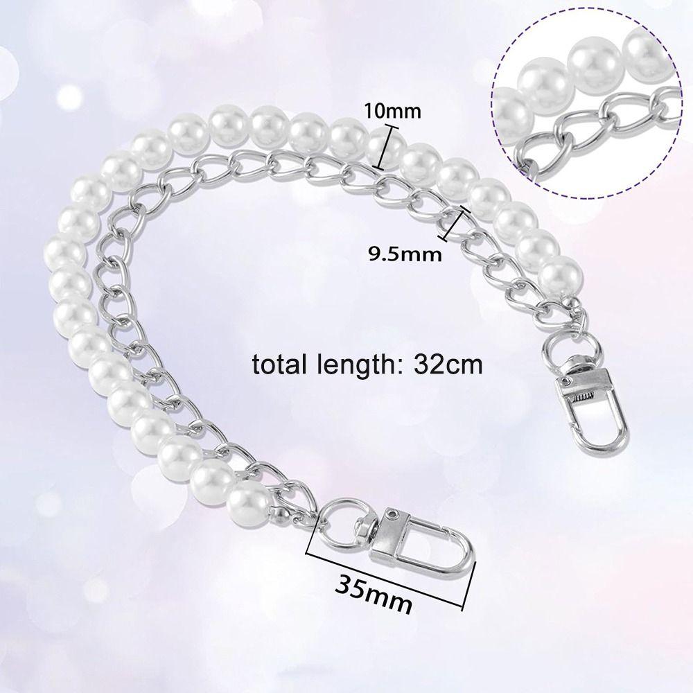 DIY Mobile Phone Lanyard 32cm Bag Chain Charm New Handbag Hanging Buckle Bag Accessory
