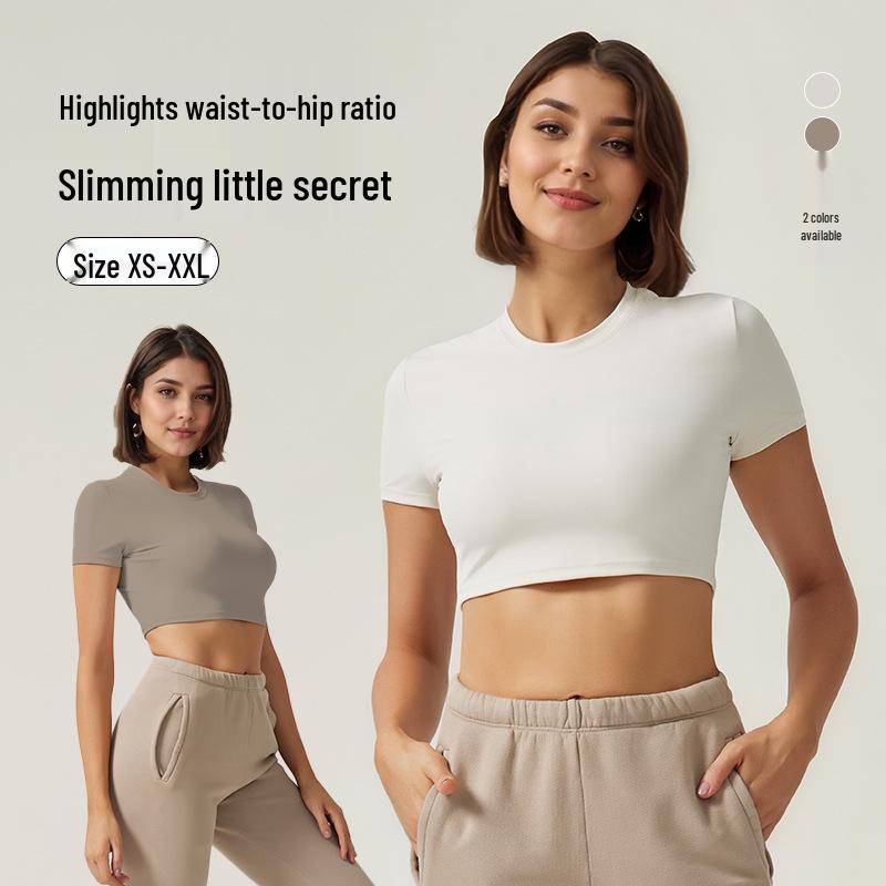 

Slimming Shockproof Yoga Crop Top: Women s Sports Vest XS