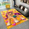 Cute 3D P-Pony Cartoon Unicorn Area Rug,Carpet Rug for Home Living Room Bedroom Sofa Doormat Decor,kids Play Non-slip Floor Mat