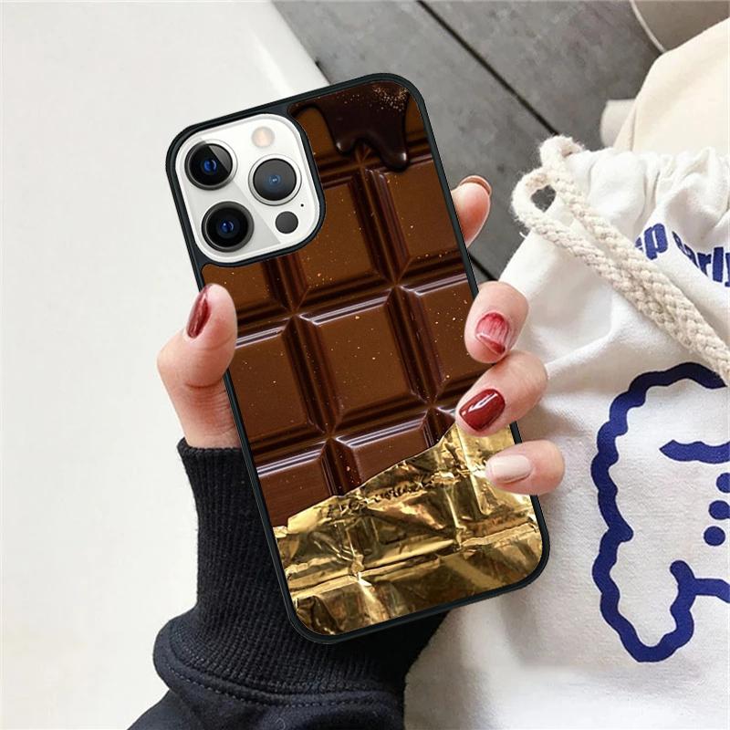 Chocolate Bar Phone Case For iPhone 17 Air 15 16 Cover 11 13 14 Pro Max 12 Plus Max Fundas