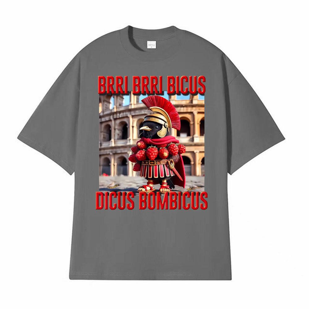 Christmas Kid Brainrot Ltalian Bri Bicus Dicus Bombicus Tshirts Men Women Fashion Retro T Shirt Short Sleeve Oversized T Shirts