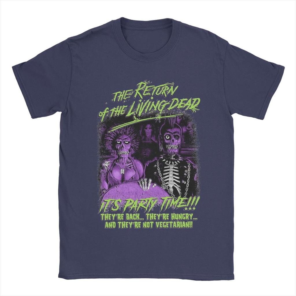 The Return Of The Living Dead Men T-shirt Divertenti T-shirt a Manica Corta Girocollo Cotone 5XL Abbigliamento