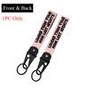 New JDM Keychain Japanese Nylon Key Tags Moto Keychain Inspirational Keyring Car Lanyard JDM Motorcycle Key Strap