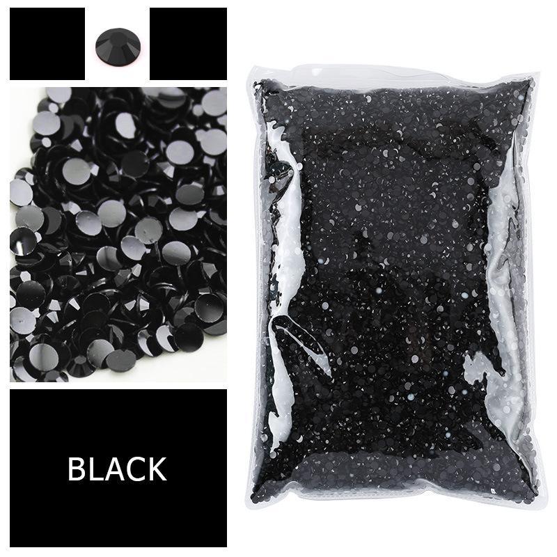 Hot-Selling Diamond Painting Sticker Diamond, Flat-Bottomed Resin Diamond, Jelly Color, Small Round Diamond, Large Packaging, Multi-Color Optional