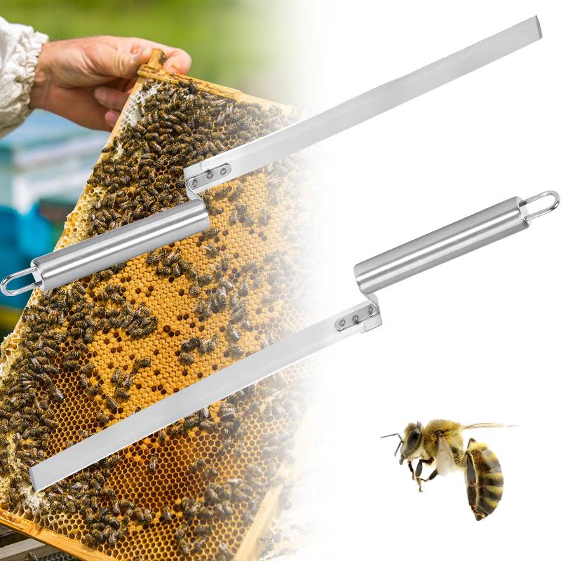 Honey Hive Honeycomb Cutting Knife Beehive Cutter Separator Honey Scraper Collector Beekeeper Stainless Steel Beekeeping Tools
