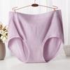 Plus Size Modal Cotton Seamless Mid-High Waist Triangle Panties for Women
