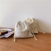 Women Travel Dustproof Bundle Opening Storage Bag Drawstring Home Cotton Linen Collection Bag