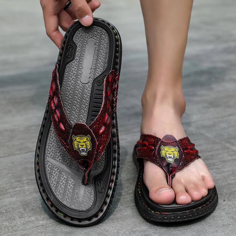 Men  Flip Flops Slippers Gladiator Sandals Outdoor Summer Roman Sandals Open Toe Beach Shoes Plus Size