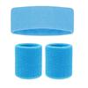Exercise and fitness cycling basketball badminton breathable and sweat-absorbent headband hand protection wrist protection headband set